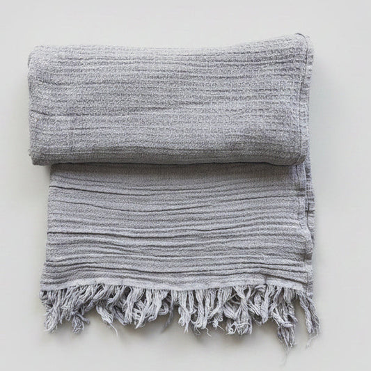 100% Cotton Waffle Blanket Elephant
