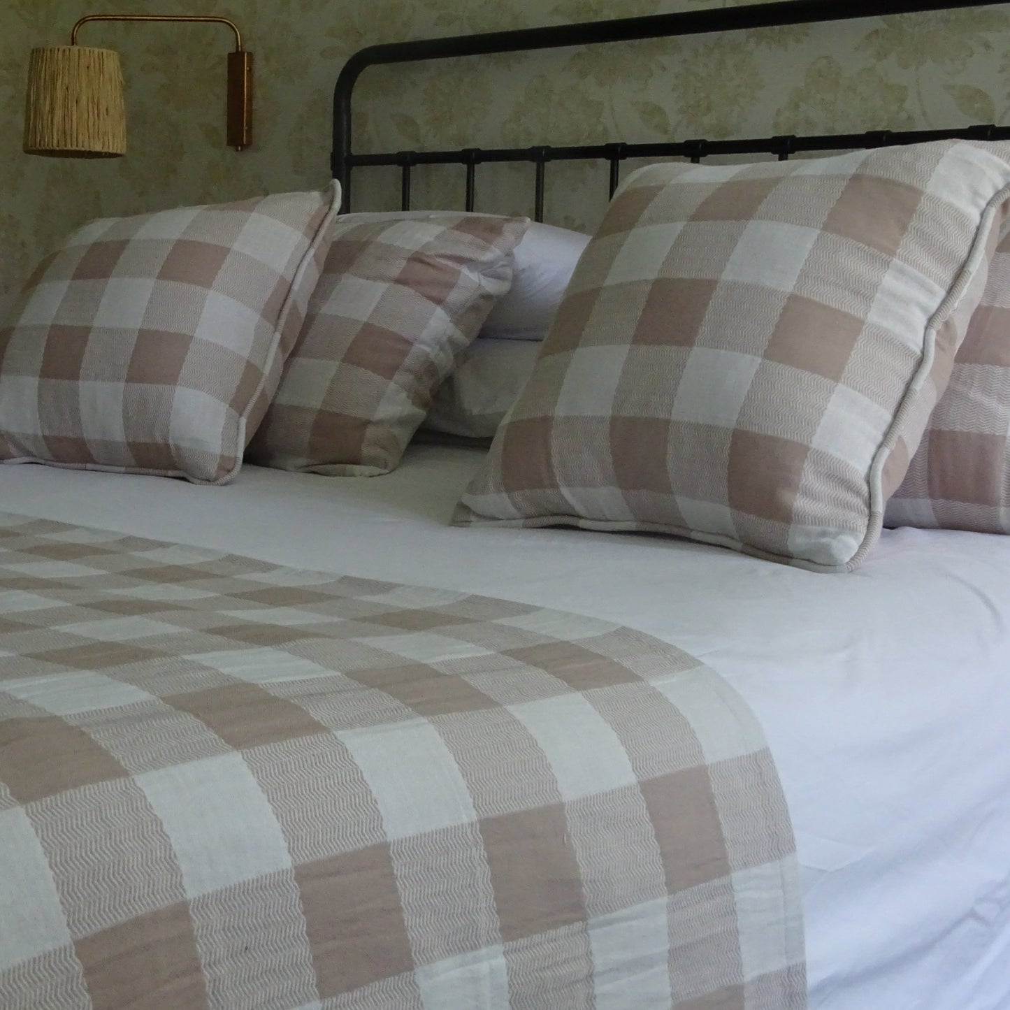 Cojín Vichy Algodón 70x50 Ross