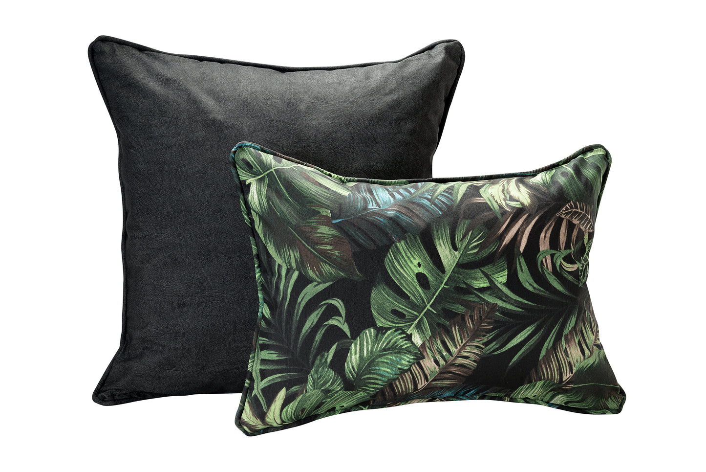 Cojín Estampado Maranta Preto