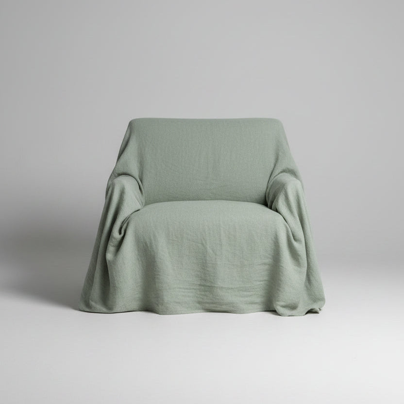 Malva Green Tusor 2.80 Wide